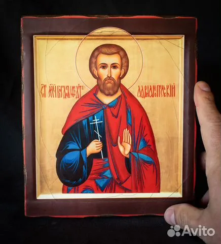 Подарочная икона " Святой Феодот (Богдан) Адрианопольский"