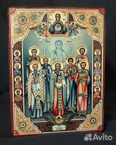 Икона "Собор целителей, чудотворцев " — оригинальный подарок