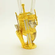 Лафитник "Богатырь". Позолоченный — оригинальный подарок — фотография 4