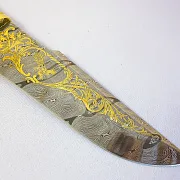 Дамасский нож «Орел» №8 — необычный подарок — фотография 5