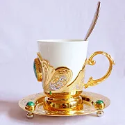 Кофейная пара из фарфора "Дуэт". Златоуст — красивый подарок — фотография 3