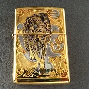 Зажигалка Zippo оригинал "Волки" — красивый подарок — фотография 5