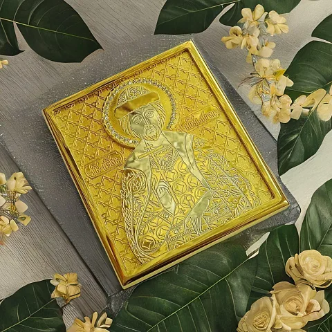 Подарочная икона Князь Игорь карманная. Златоуст