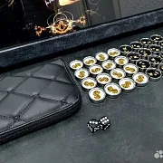 Нарды под стеклом «Классика» — оригинальный подарок — фотография 7