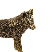 На память: Бронзовая статуэтка «Волк», 48×26×61 мм — фотография 4