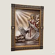 Резная картина из массива бука, 55 × 40 см — необычный подарок — фотография 2