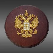 Плакетка «Гербовая» на деревянной основе — необычный подарок — фотография 3