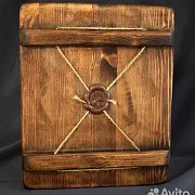 На память: Икона деревянная "Ангел Хранитель" — фотография 7
