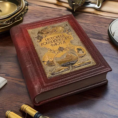 Книга "История Российского Флота" — историческое издание — необычный подарок
