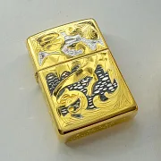 Зажигалка Zippo с гравировкой "Дракон" — оригинальный подарок — фотография 2
