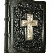 Евангелие — книга в кожаном переплёте — красивый подарок — фотография 2
