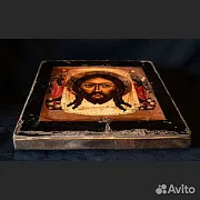 Спас Нерукотворный" Авторская копия с иконы 17 в — оригинальный подарок — фотография 3
