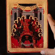 Икона "Сошествие Святого Духа" 21*18 см — красивый подарок — фотография 1