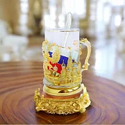 Подстаканник для чая «Российский» — оригинальный подарок — фотография 1