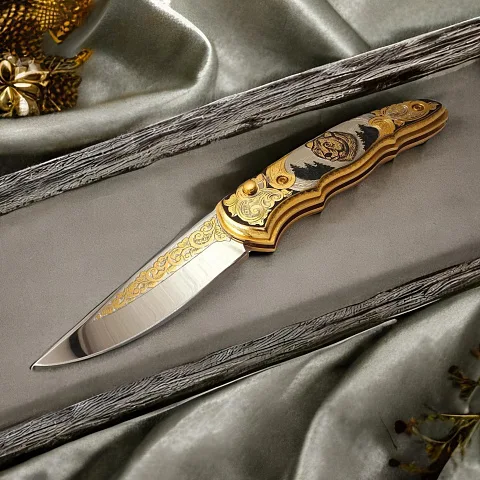 Подарочный складной нож «Медведь» №2