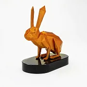 Статуэтка «Кролик» из дизайнерского пластика — оригинальный подарок — фотография 2