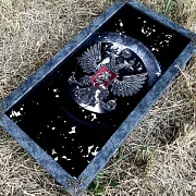 На память: Нарды под стеклом «Сверхдержава» — фотография 4
