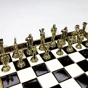 Шахматы с металлическими фигурами — оригинальный подарок — фотография 8