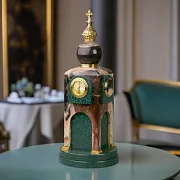 Часы «Часовня» из яшмы — оригинальный подарок — фотография 1