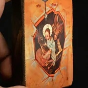 Иконка деревянная "Рождество Христово" в подарок — фотография 2