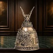 На память: Бронзовый колокольчик «Пятигорск. Озеро Провал» — фотография 1