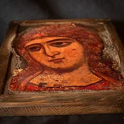 На память: Икона " Ангел Златые Власы" Авторская технология — фотография 3