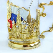 Подстаканник для чая «Российский» — оригинальный подарок — фотография 3