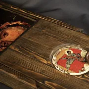 Коробка деревянная для икон — необычный подарок — фотография 1