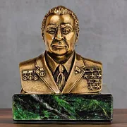 Ручная работа: Бронзовый бюст «Брежнев» — фотография 1