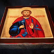 Подарочная икона " Святой Феодот (Богдан) Адрианопольский" — фотография 3