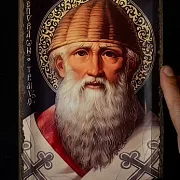 В подарок: Икона Спиридона Тримифунтского. Ручная работа — фотография 1