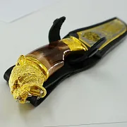 Дамасский нож «Ягуар» №5 — красивый подарок — фотография 3