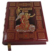 Библейский атлас — книга в кожаном переплёте — необычный подарок — фотография 5