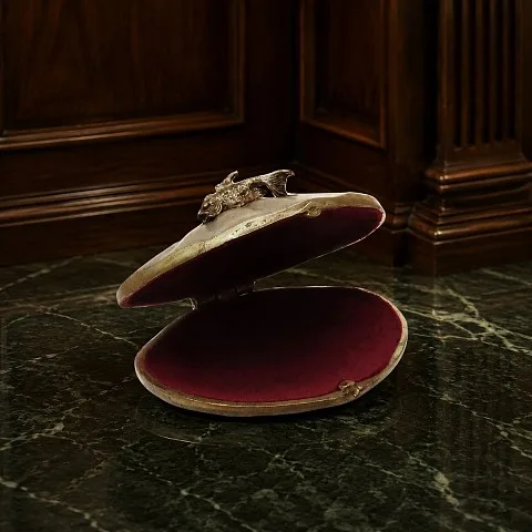 Шкатулка для колец «Ракушка» из бронзы — красивый подарок