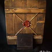 На память: Икона Божией матери "Колыбельная" с подставкой — фотография 2