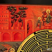 Икона деревянная "Лабиринт Веры" — красивый подарок — фотография 2