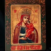 Икона Богоматери "Избавительница от бед страждущих — красивый подарок — фотография 5