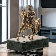 Подарочная статуэтка «Наездник» из бронзы — фотография 1