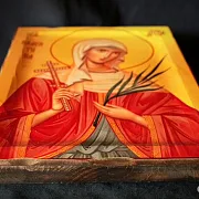 Именная Икона "Святая мученица Валентина" — оригинальный подарок — фотография 3