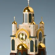 Часы «Храм на Крови» из яшмы — красивый подарок — фотография 2