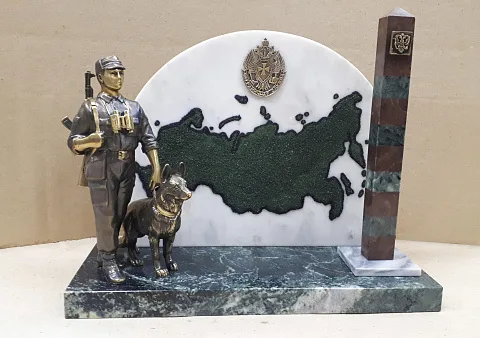Бронзовый сувенир «Рубежи России» — оригинальный подарок