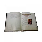 Русские Святые. Жизнь и деяния — книга в кожаном переплёте — необычный подарок — фотография 3