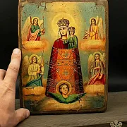Икона Богоматери "Прибавление ума" 26*20 см — необычный подарок — фотография 1