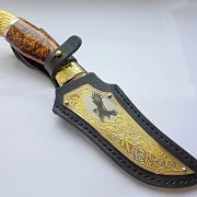 В подарок: Украшенный нож «Орел» №6 — фотография 6