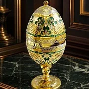 Сувенир "Яйцо-рюмки". Златоуст — красивый подарок — фотография 1