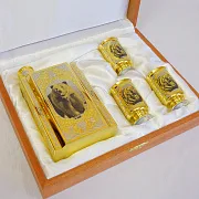 В подарок: Набор с флягой и рюмками. Златоуст — фотография 3