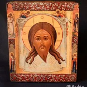 Икона Спас Нерукотворный («Спас Мокрая Брада») в подарок — фотография 1