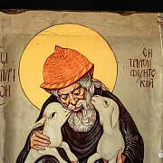Икона деревянная с Ковчегом Спиридон Тримифунтский — необычный подарок — фотография 3
